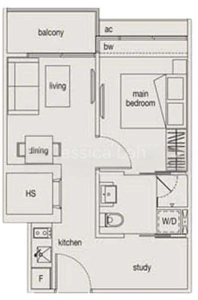 1 Bed Condo for Rent in  Loft @ Nathan - Image 6